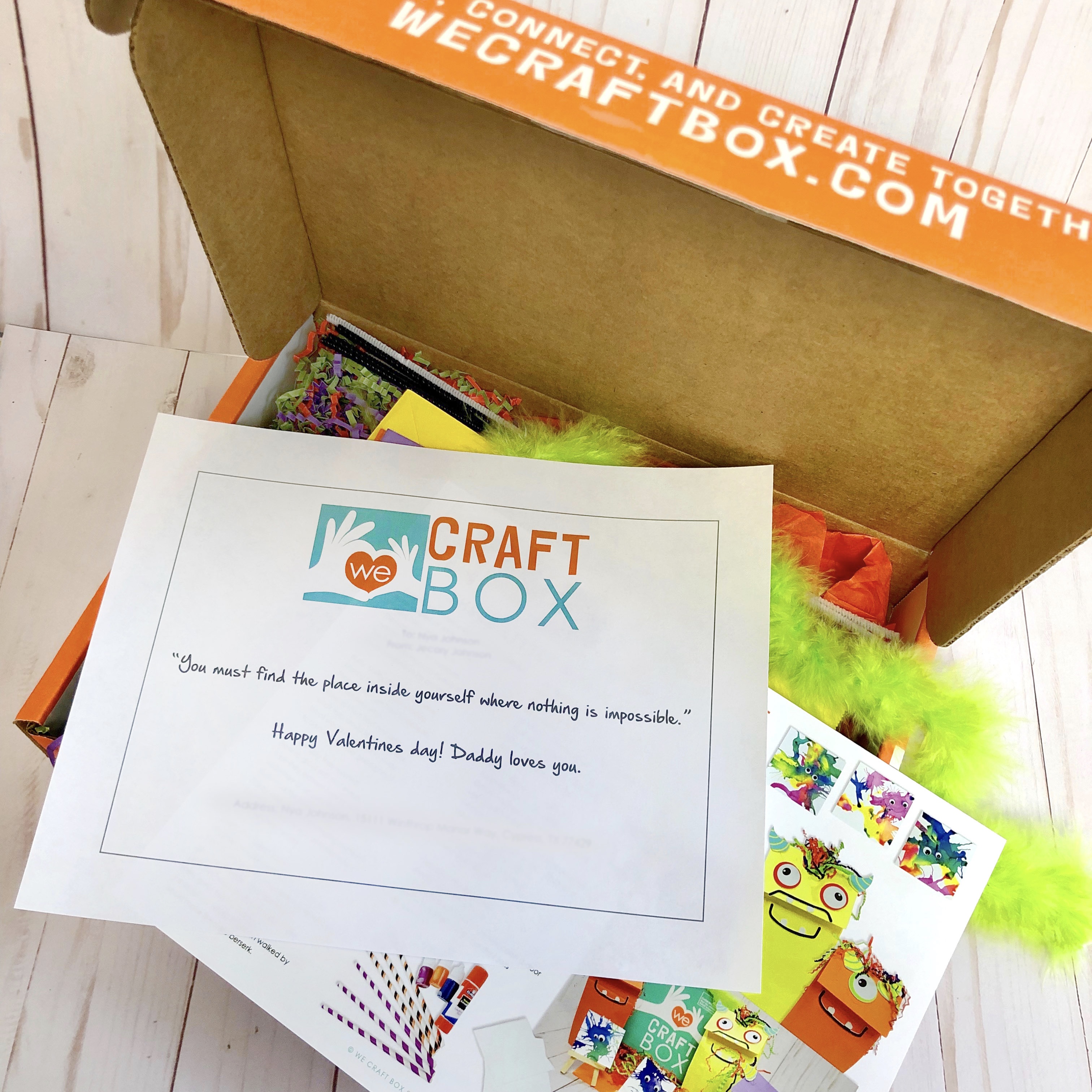 We Craft Box Review, Affordable Kids Craft Box